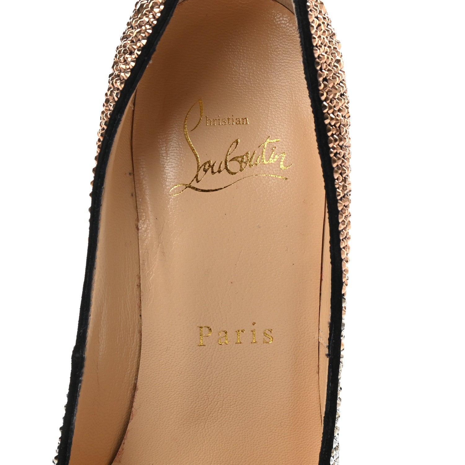 Christian Louboutin Suede Burma Strass Degrade So Kate Pumps 35 Version Multi 8 of 8