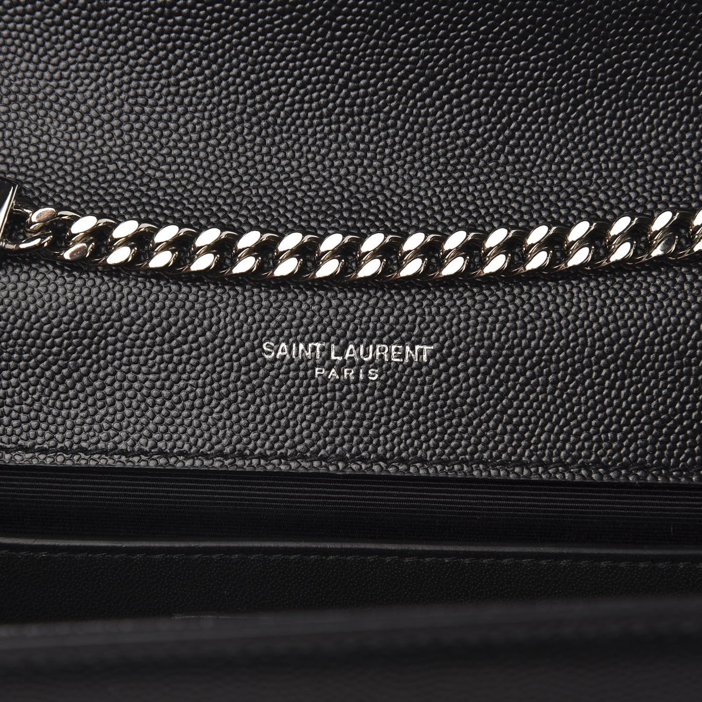 Grain De Poudre Medium Classic Monogram Kate Tassel Satchel Black
