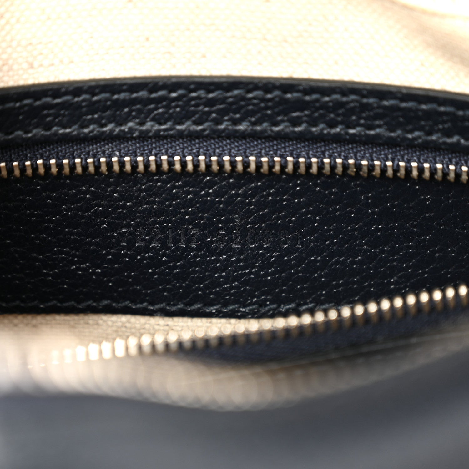 Gucci GG Supreme Monogram Textured Dollar Calfskin Web Studded Mini Ophidia Flap Shoulder Bag Beige Blue 7 of 11