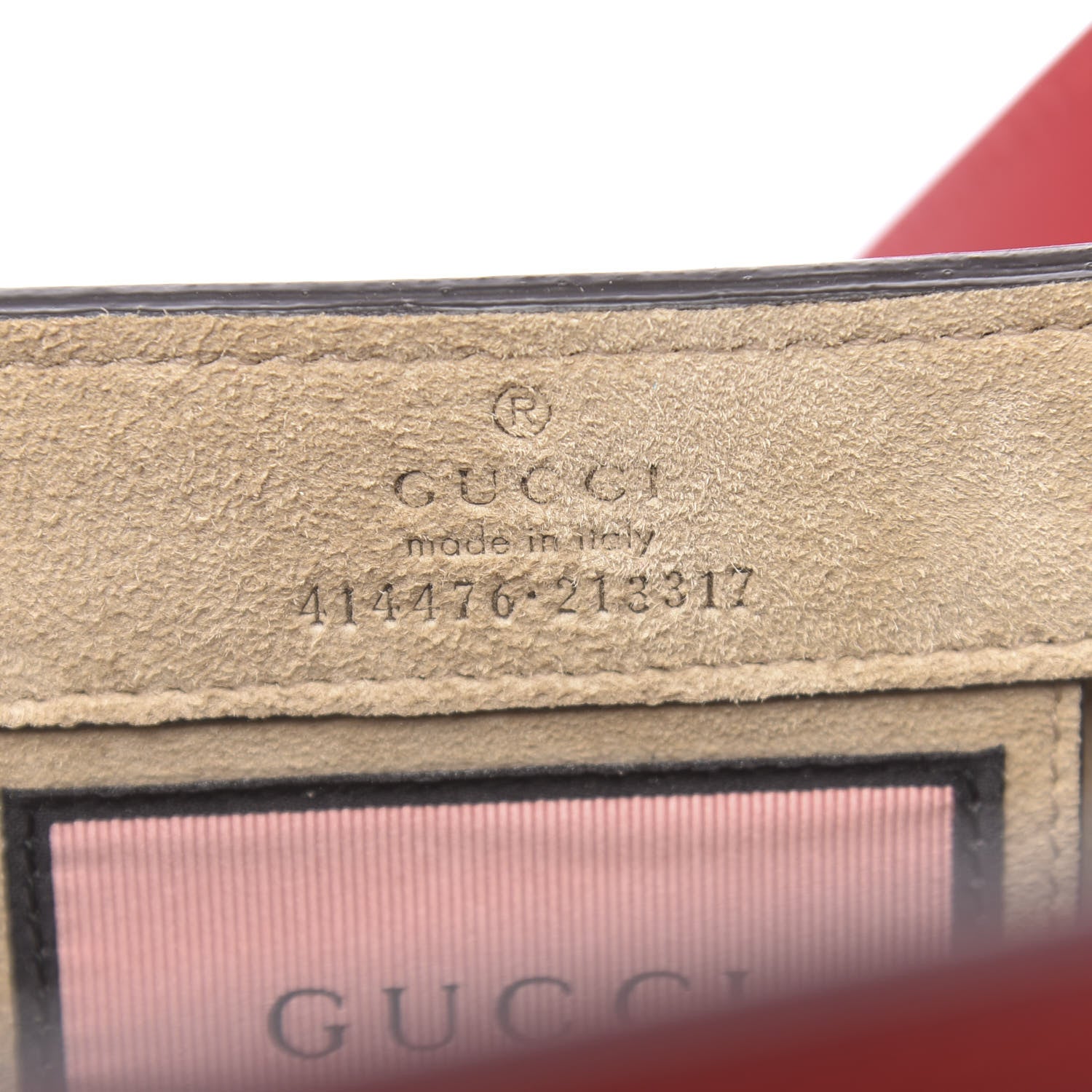 Gucci Calfskin GucciGhost Real Medium XL Tote Hibiscus Red 6 of 11