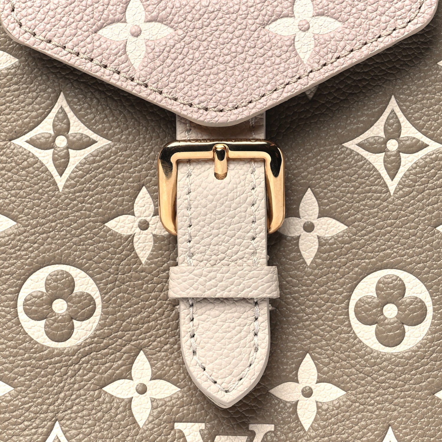 Louis Vuitton Empreinte Monogram Spring in the City Tiny Backpack Kaki Beige Cream 7 of 10