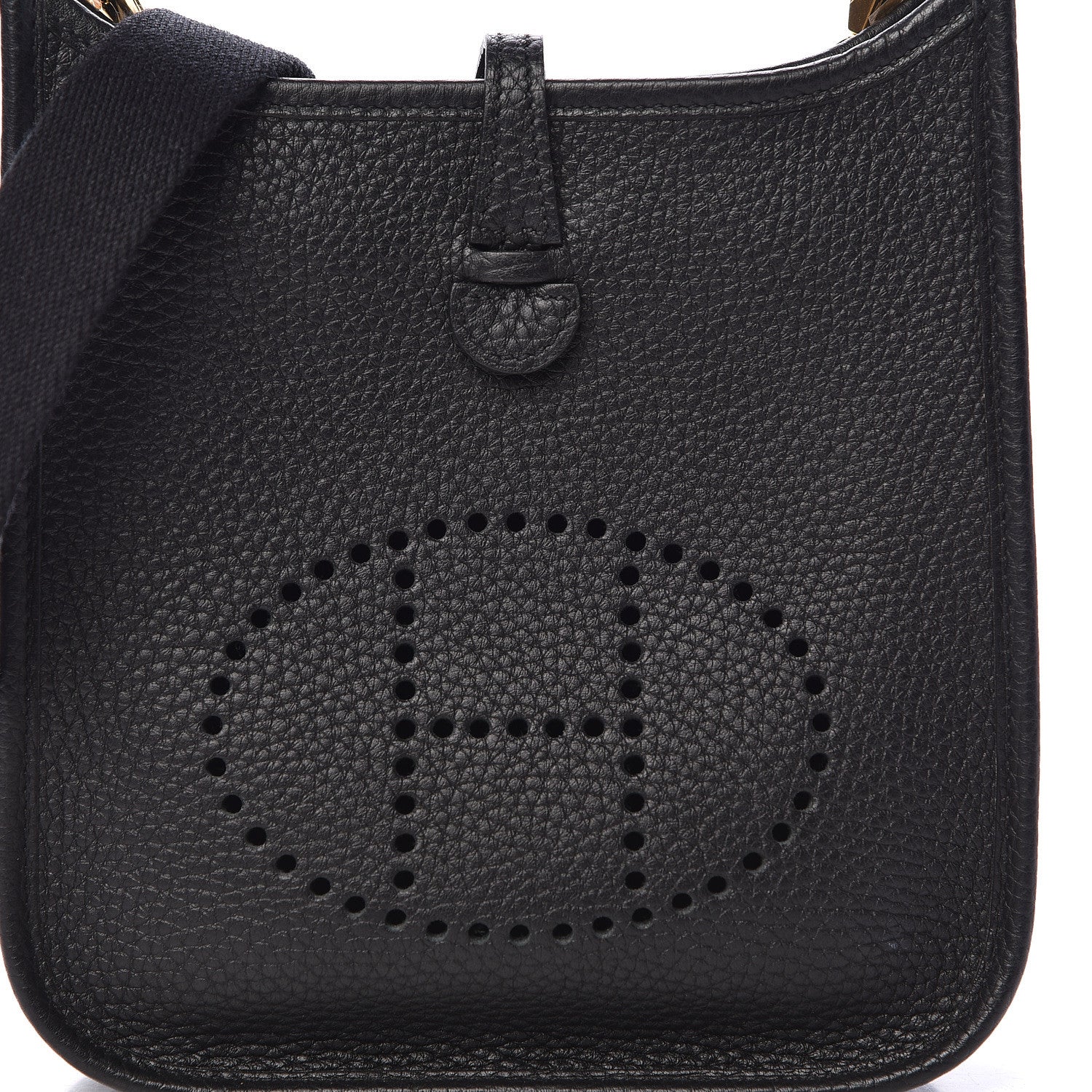 Hermes Taurillon Clemence Evelyne TPM Black 10 of 10