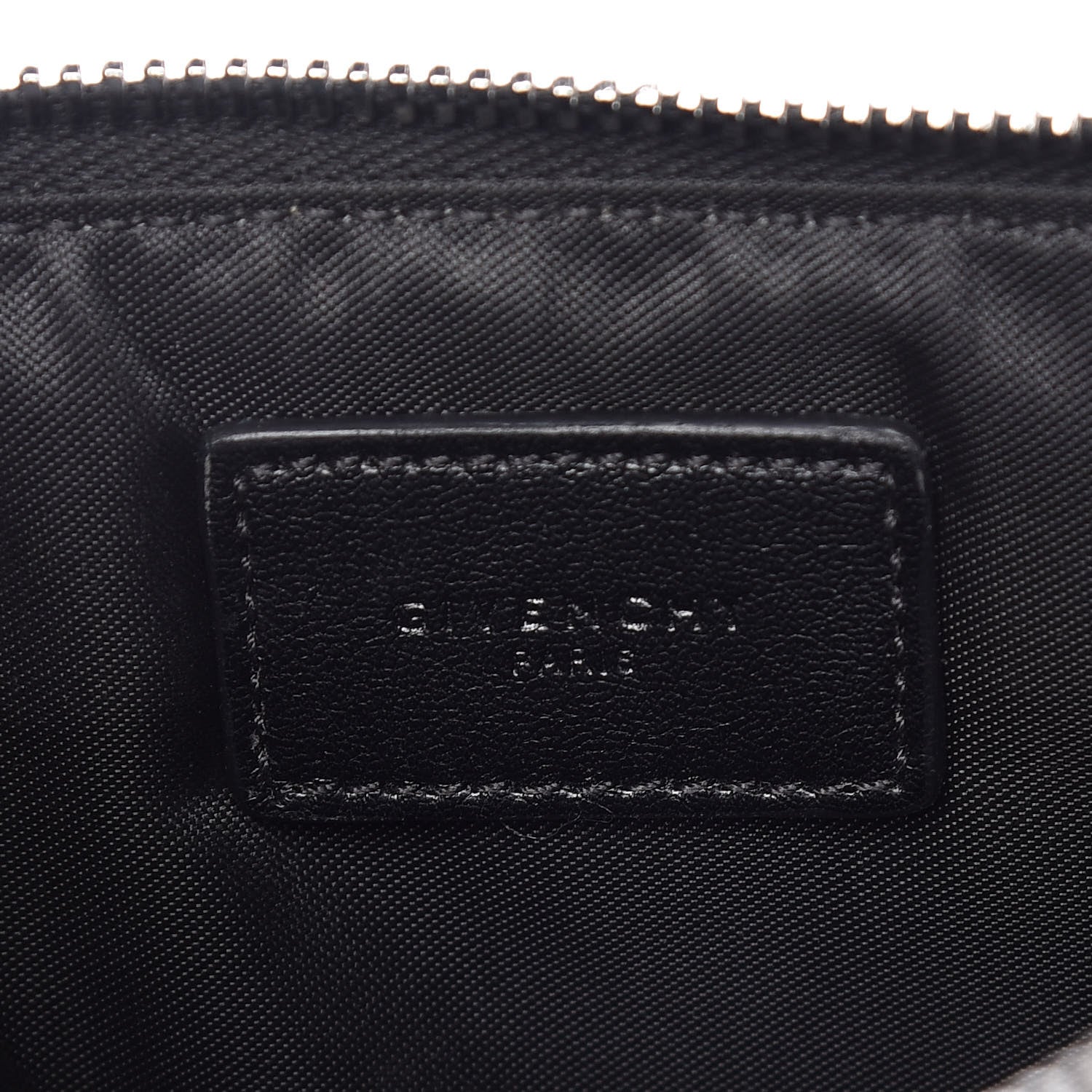 Givenchy Coated Canvas Monkey Brother Print Large Zip Pouch Black 6 of 8