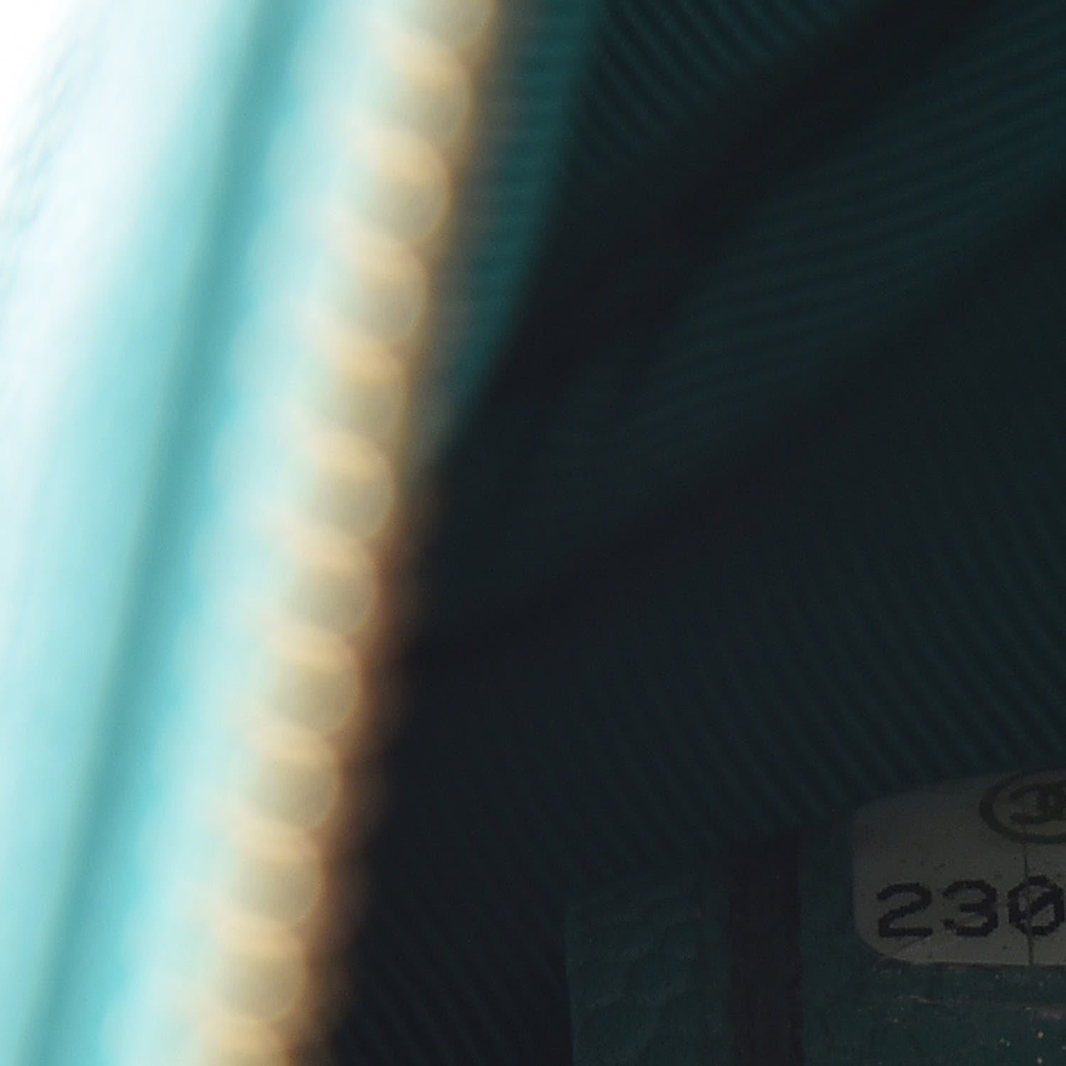 Chanel Caviar Quilted Small Cosmetic Case Turquoise 7 of 7