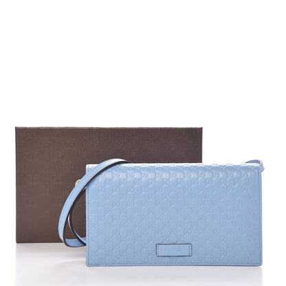Gucci Microguccissima Crossbody Wallet Mineral Blue 9 of 9
