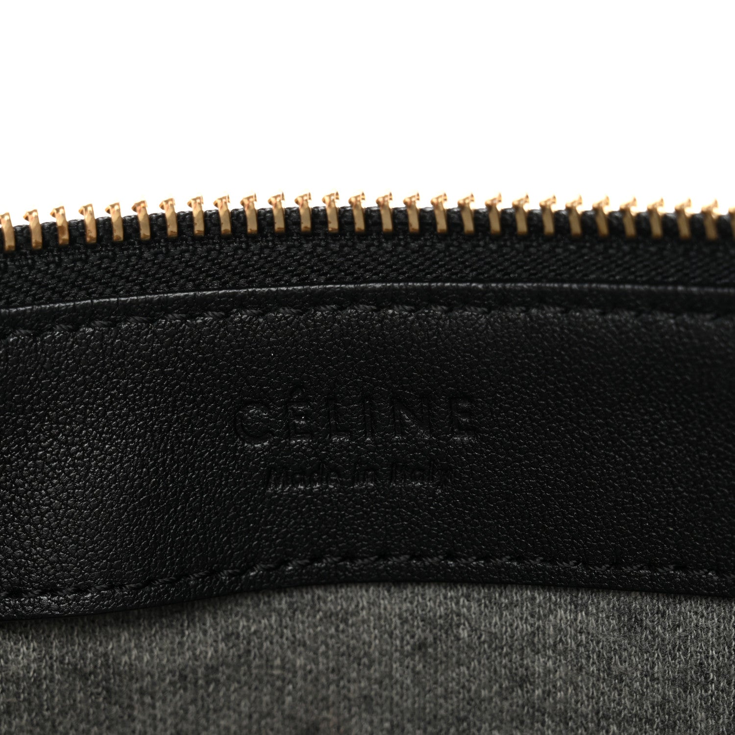 Celine Lambskin Large Trio Crossbody Bag Black 8 of 12