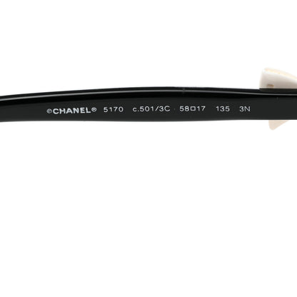 Chanel CC Bow Sunglasses 5170 Black 5 of 7