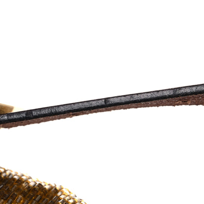 Fendi Beaded Baguette Beige Gold 16 of 21