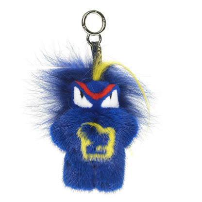 Fendi Mink Fur Fendirumi Bug-Kun Monster Bag Bug Charm Pacific Fluo Yellow 1 of 3