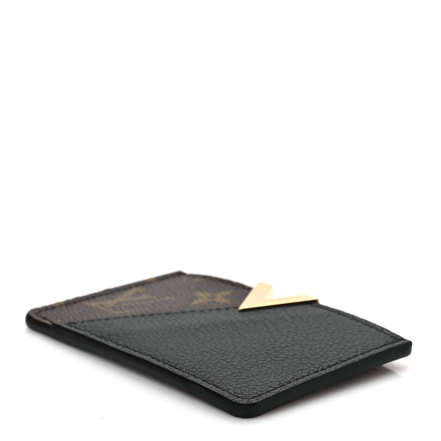 Monogram Calfskin Kimono Card Holder Black