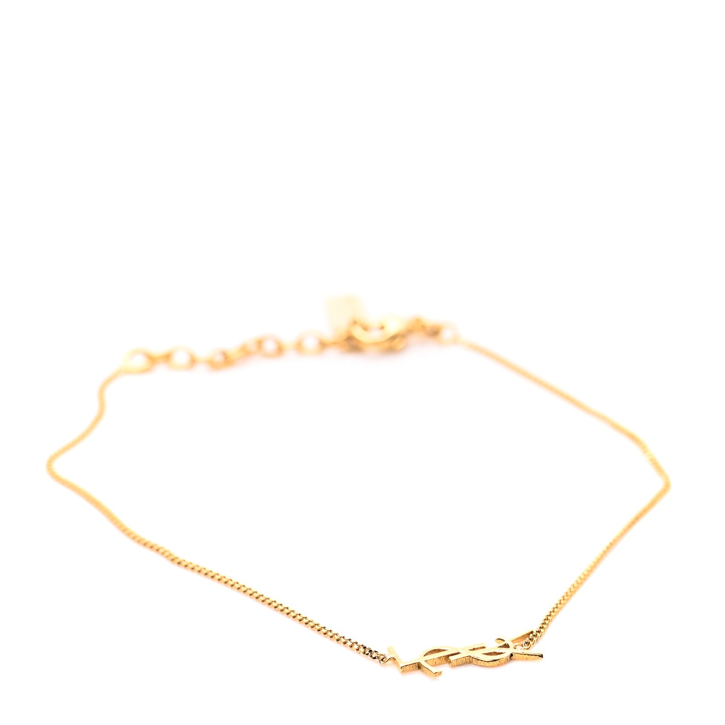 Brass Monogram Charm Bracelet
