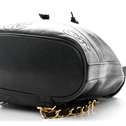 Chanel Caviar CC Backpack Black 12 of 15