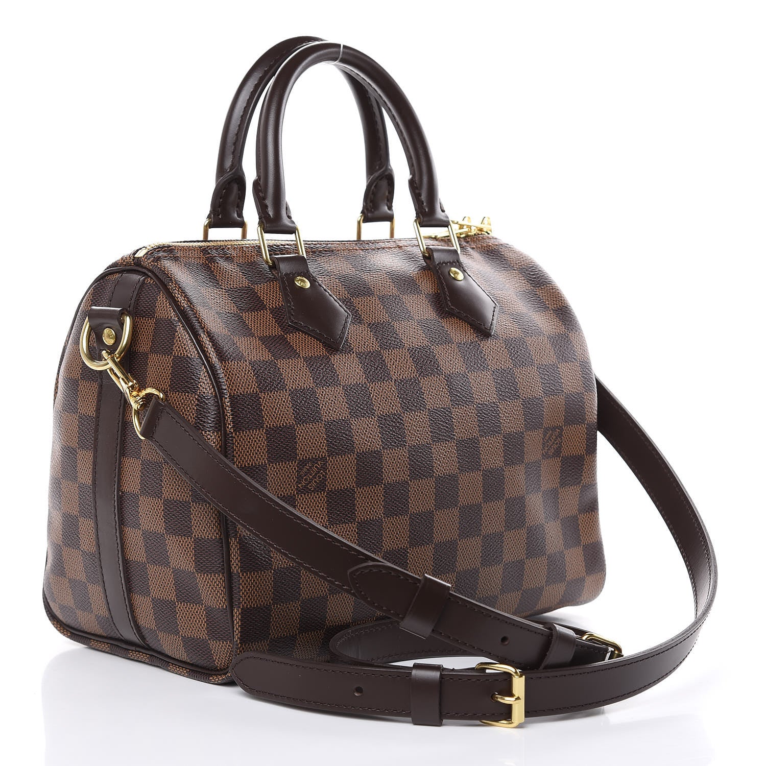 Louis Vuitton Damier Ebene Speedy Bandouliere 25 3 of 10