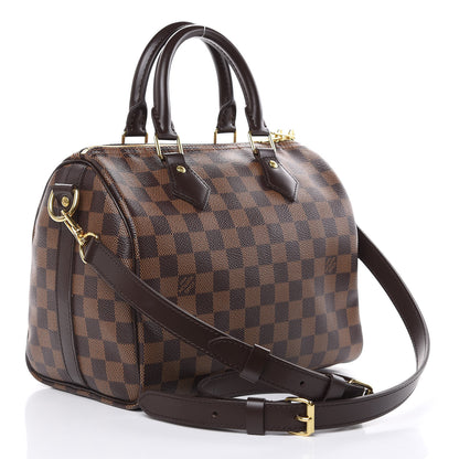 Louis Vuitton Damier Ebene Speedy Bandouliere 25 3 of 10
