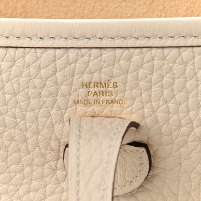 Hermes Taurillon Clemence Amazone Evelyne TPM Nata Craie 5 of 8