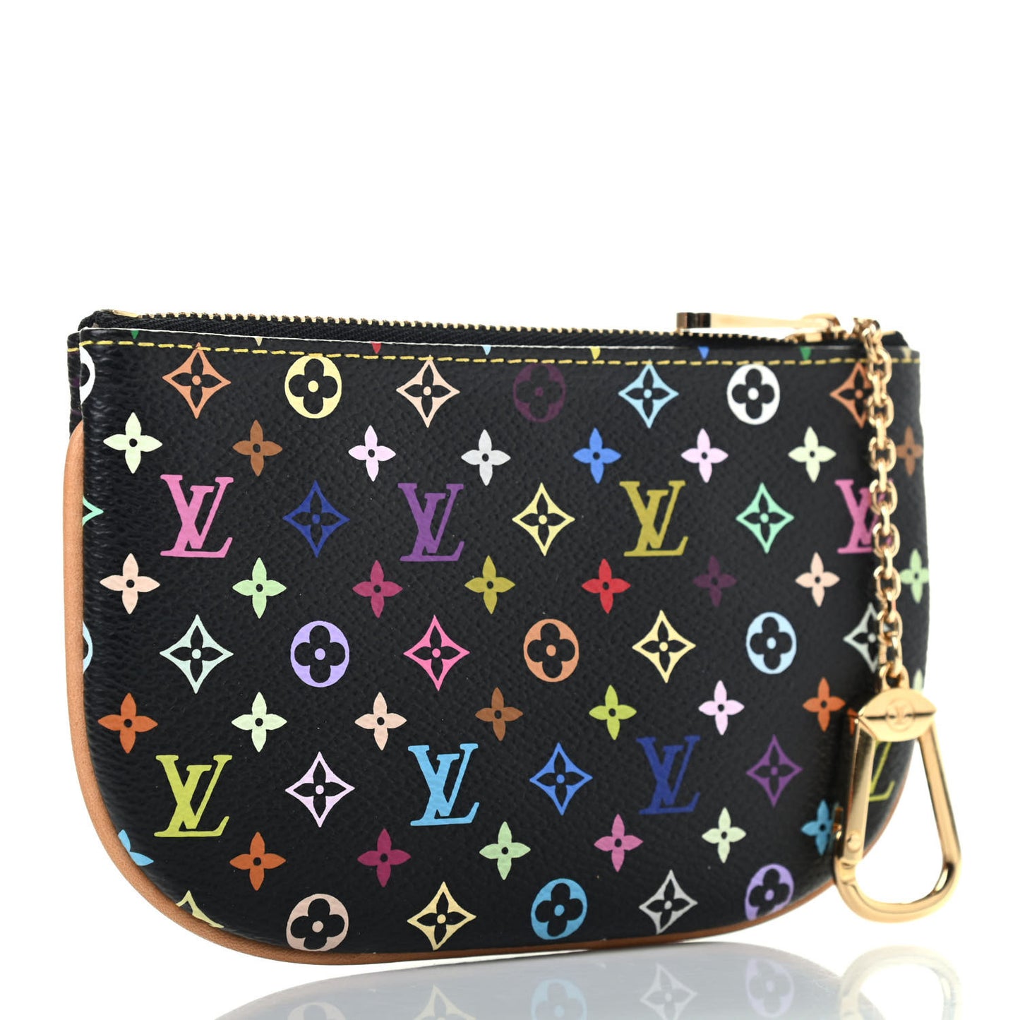 Monogram Multicolor Pochette Plate MM Black