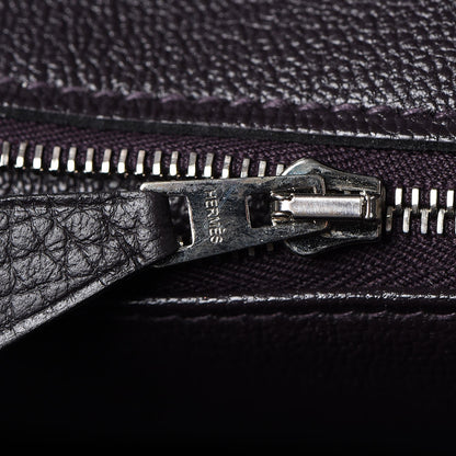 Hermes Taurillon Clemence Birkin 35 Prunoir 11 of 31