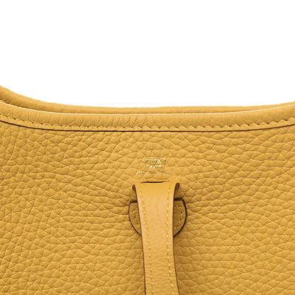 Hermes Taurillon Clemence Evelyne TPM Jaune Ambre 6 of 10