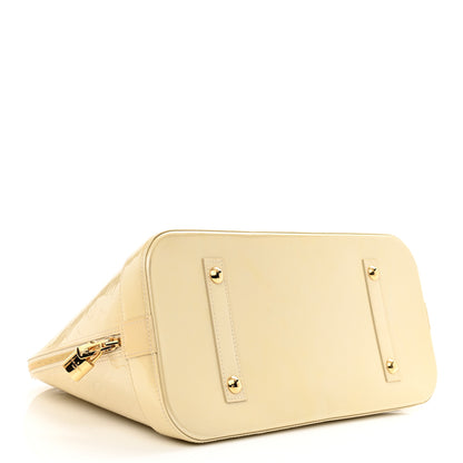 Louis Vuitton Vernis Alma GM Blanc Corail 4 of 13