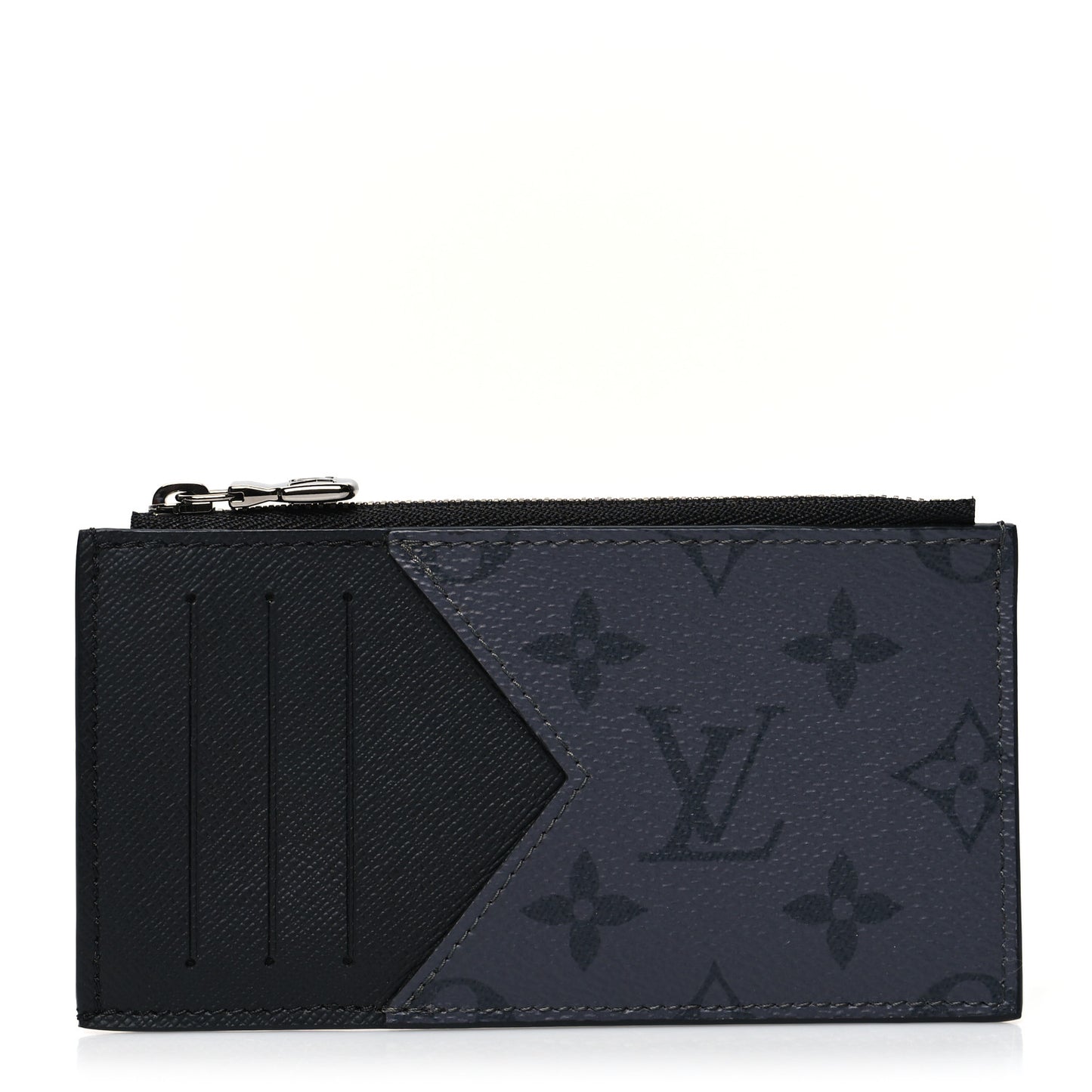Reverse Monogram Eclipse Taiga Coin Card Holder