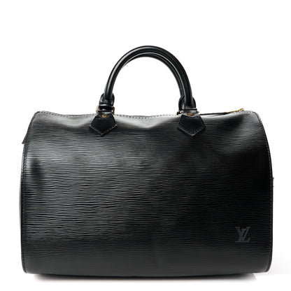 Louis Vuitton Epi Speedy 30 Black 1 of 13