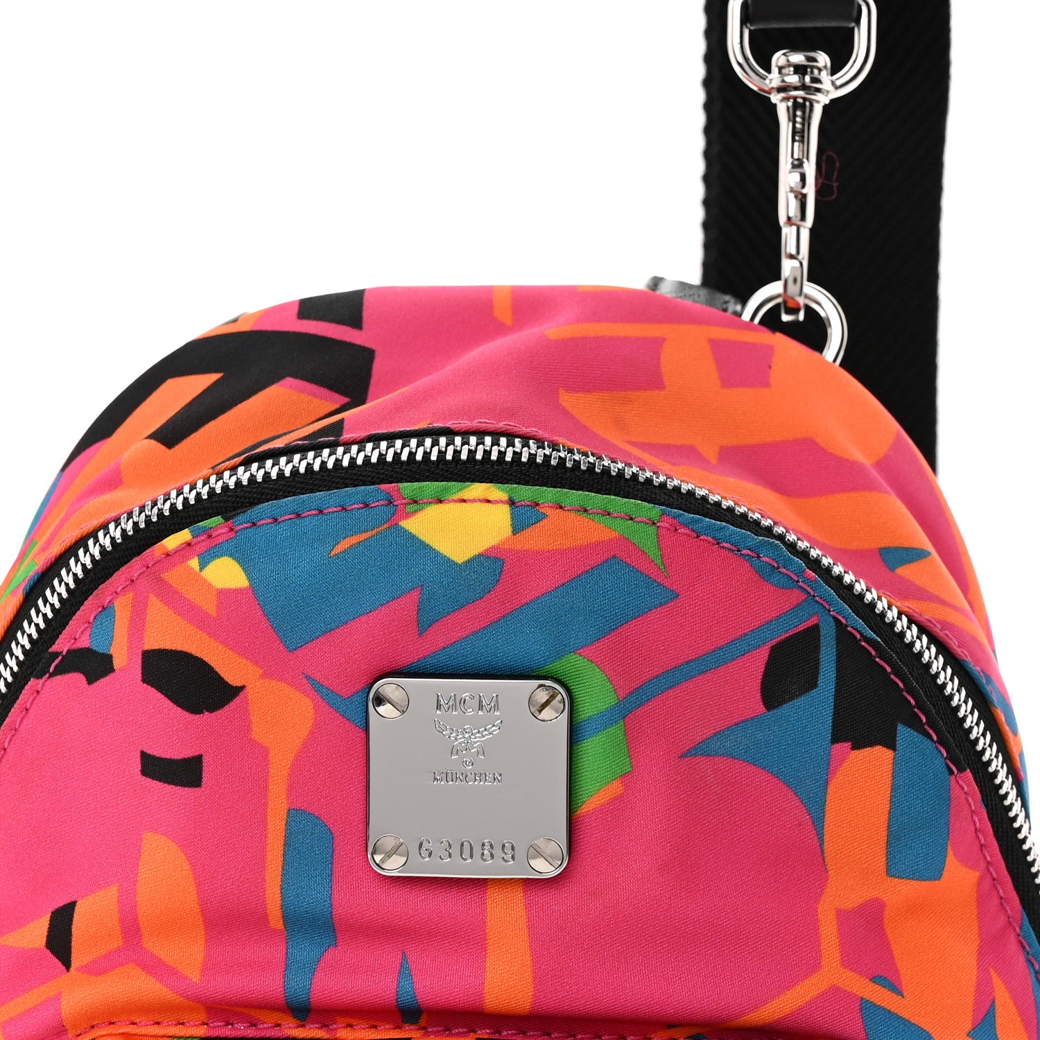MCM Nyon Mini Stark Crossbody Backpack Multicolor 9 of 11