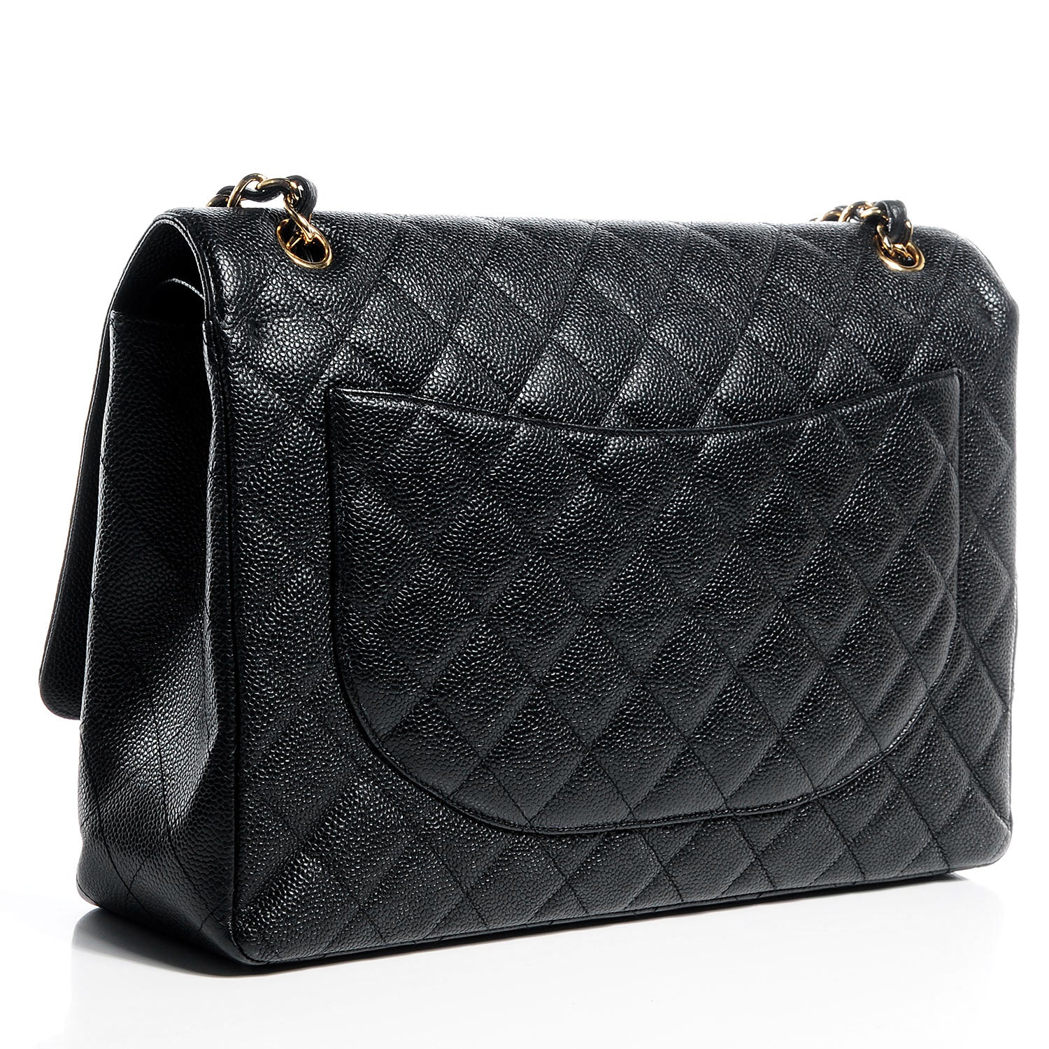 Chanel Caviar Quilted Maxi Double Flap Black 3 of 10