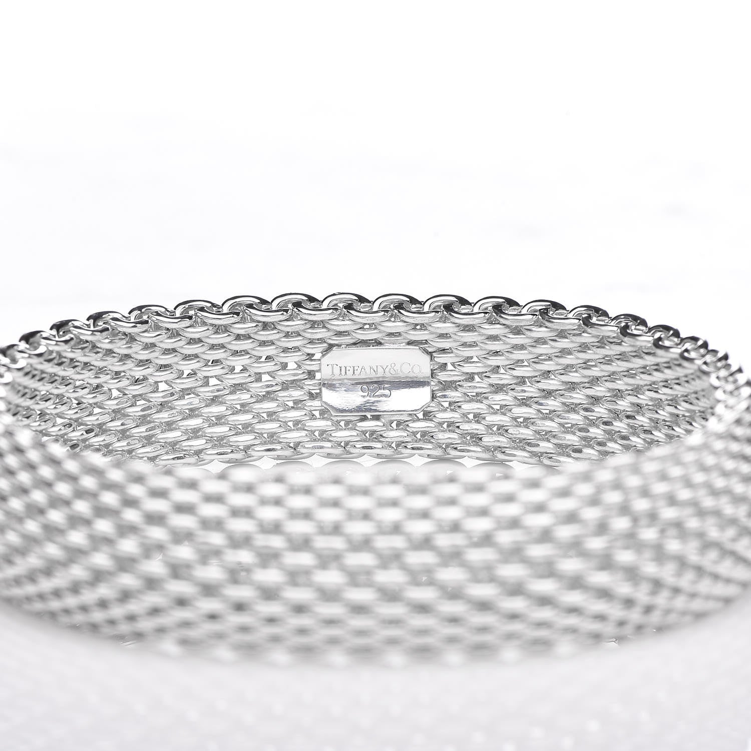 Tiffany Sterling Silver Somerset Mesh Bracelet 4 of 4