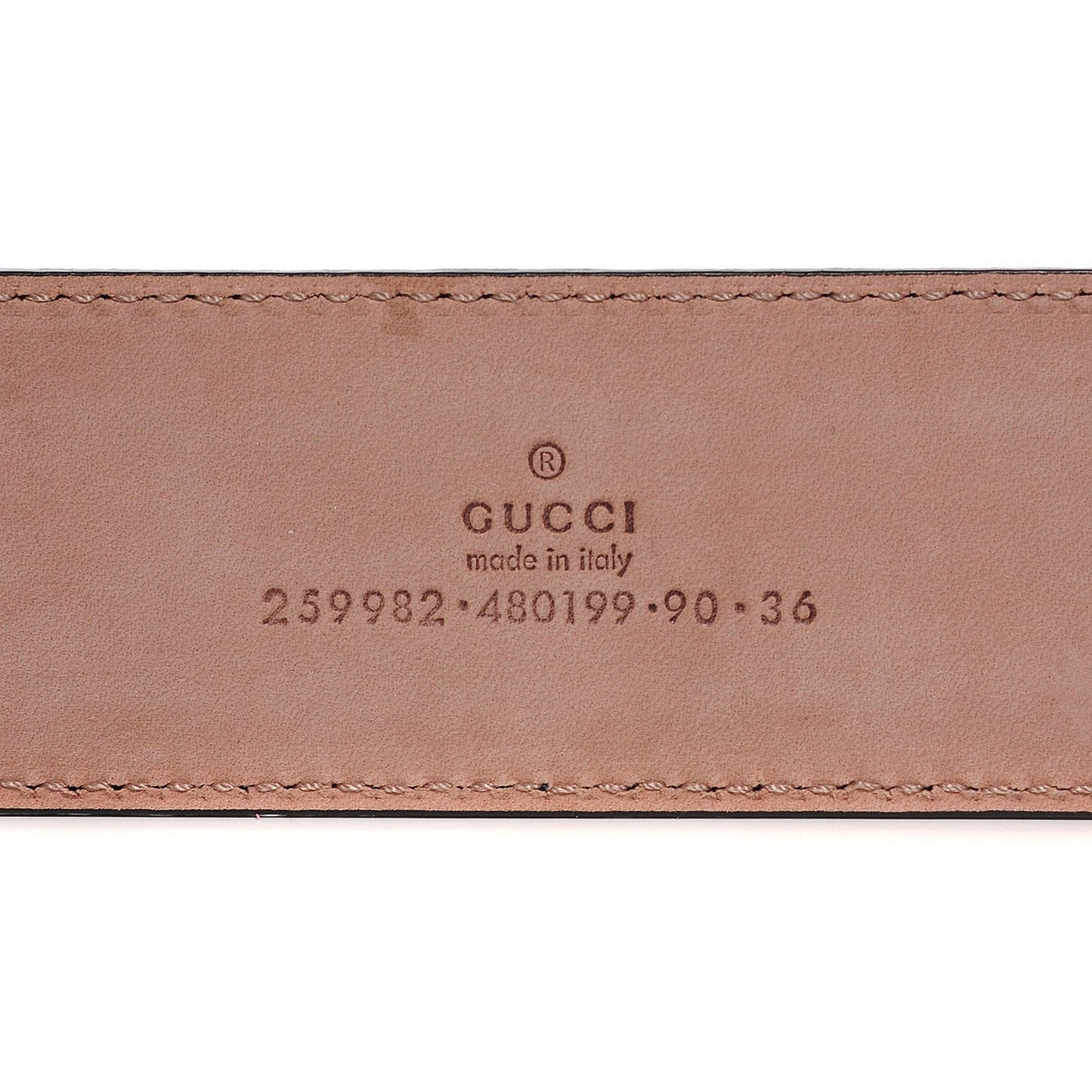 Guccissima Double G Belt 90 36 Navy