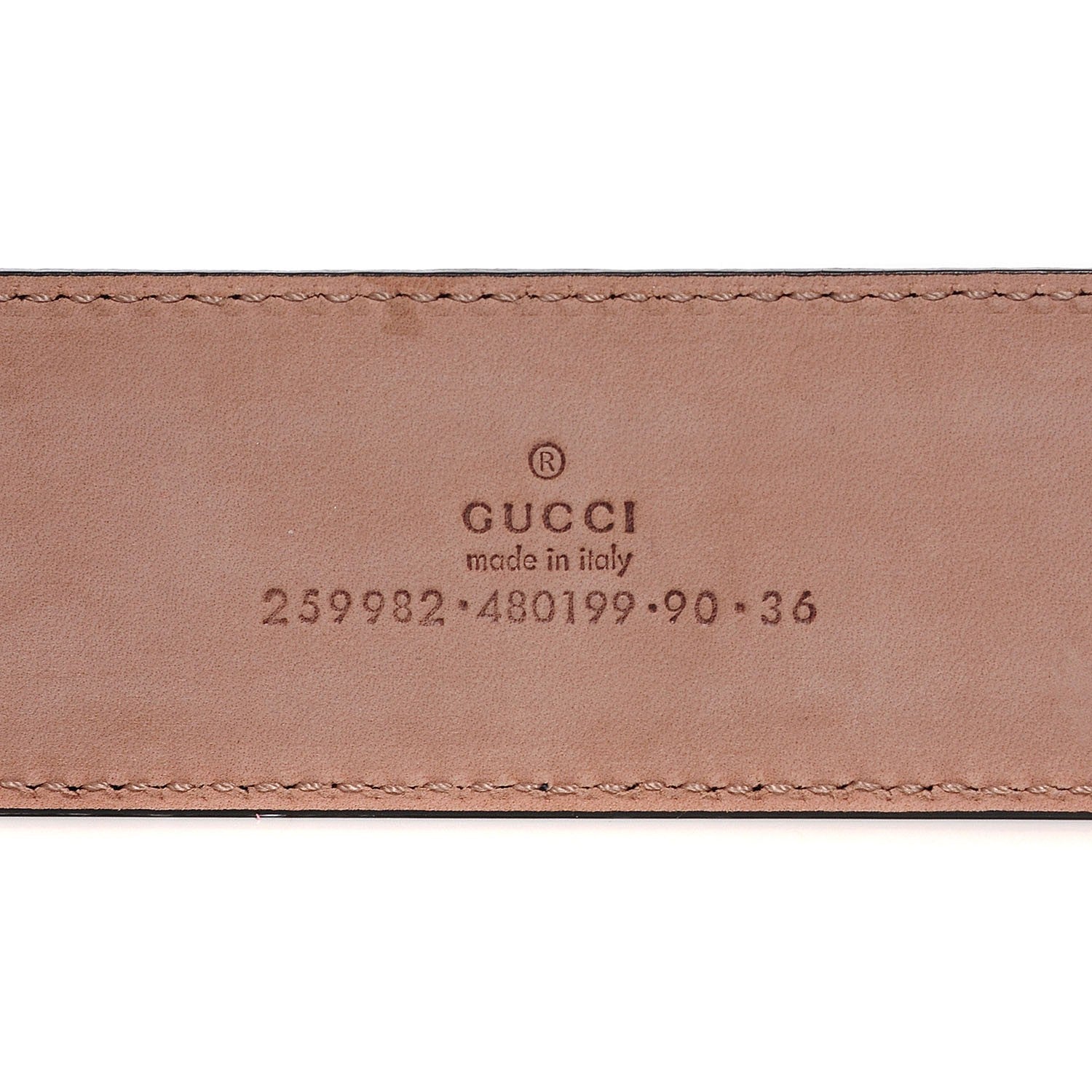 Gucci Guccissima Double G Belt 90 36 Navy 5 of 6
