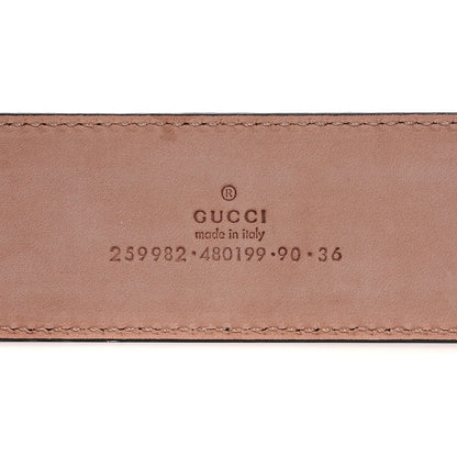 Gucci Guccissima Double G Belt 90 36 Navy 5 of 6