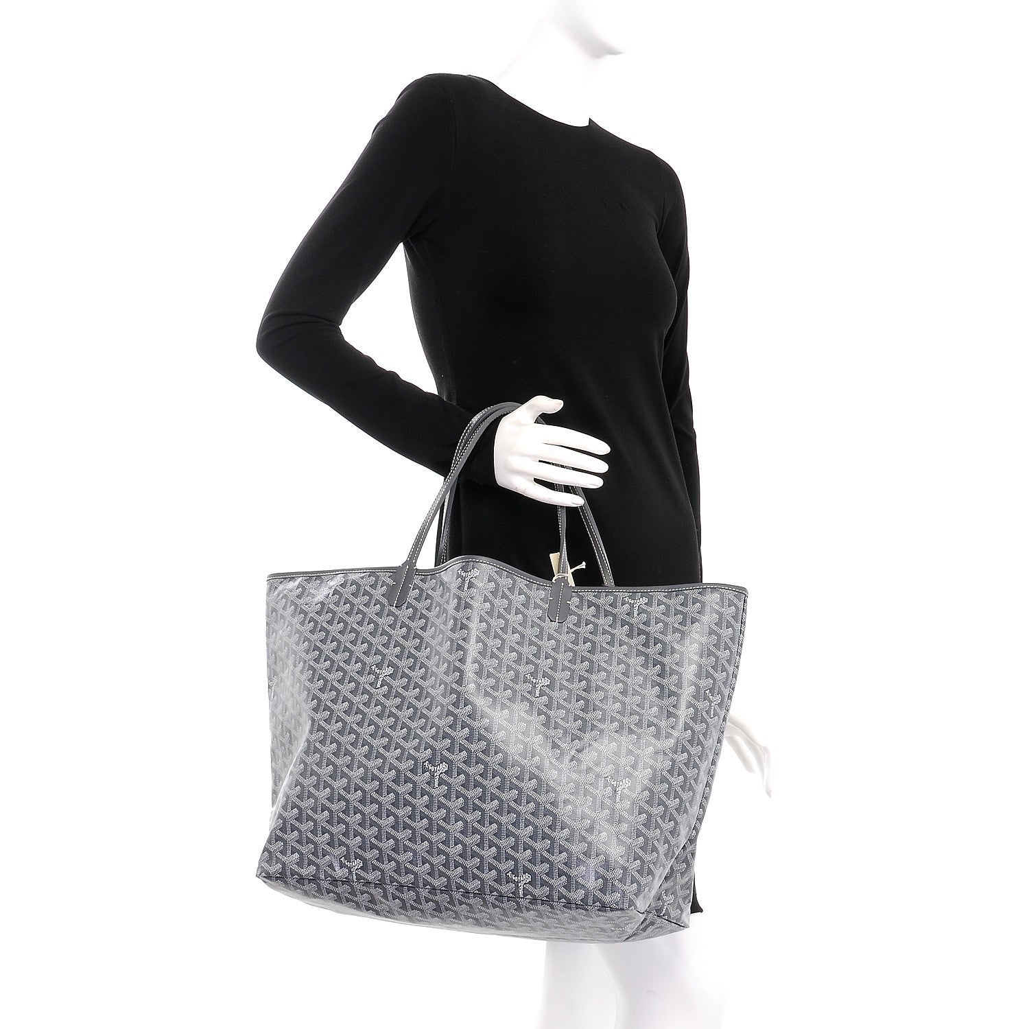 Goyard Goyardine Saint Louis GM Grey 2 of 10