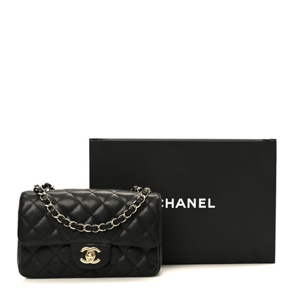 Chanel Caviar Quilted Mini Rectangular Flap Black 12 of 12