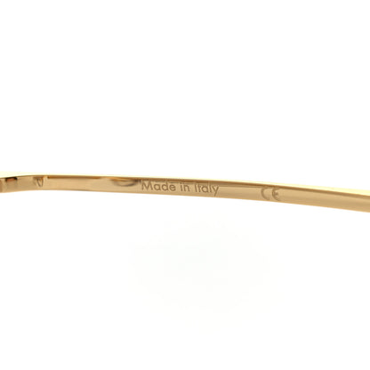 Louis Vuitton Grease Mask Sunglasses Z1469U Gold 5 of 7