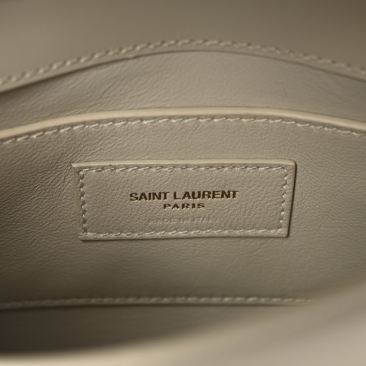 Saint Laurent Smooth Calfskin Mini Manhattan Shoulder Bag Crema Soft 6 of 10