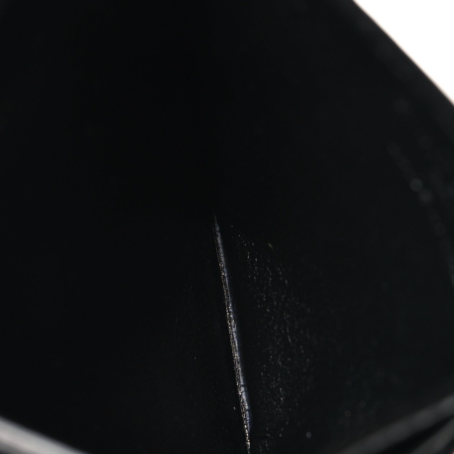 Saint Laurent Calfskin Matelasse Chevron Joan Credit Card Case Black 5 of 8