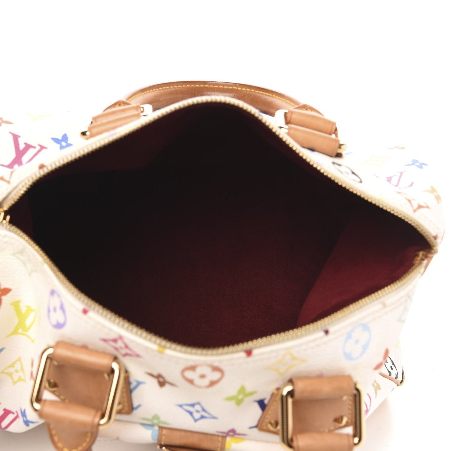 Monogram Multicolor Speedy 30 White