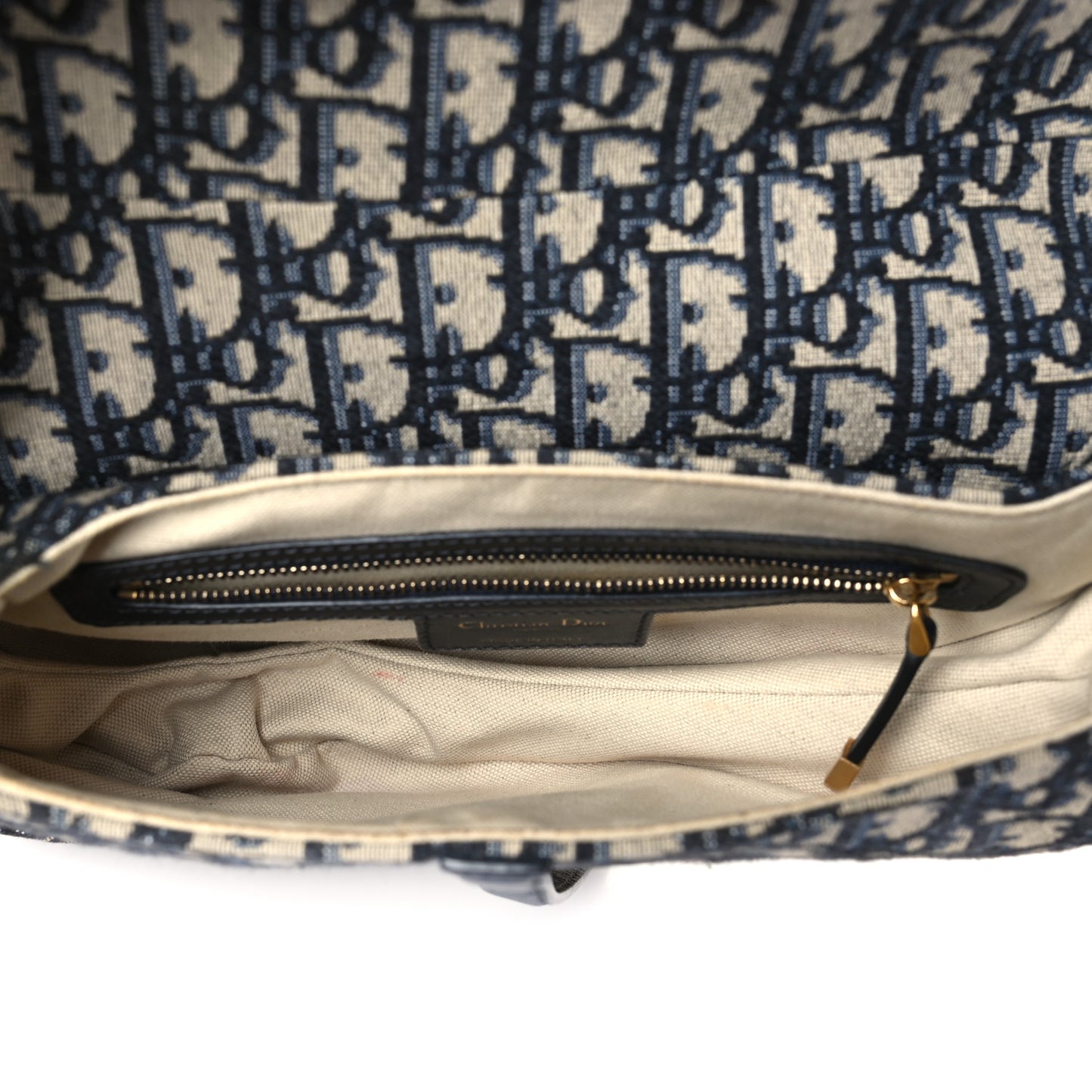 Oblique Saddle Bag Blue