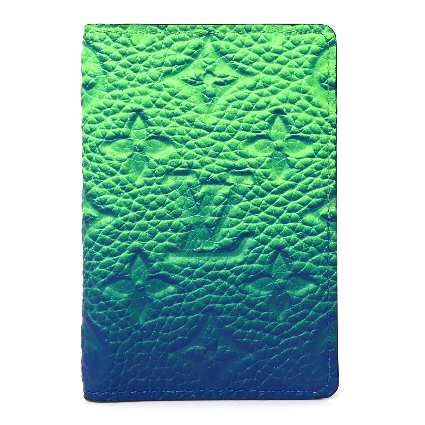 Taurillon Illusion Pocket Organizer Bleu Vert
