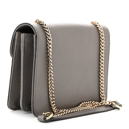 Gucci Dollar Calfskin Small Interlocking G Shoulder Bag Loess 3 of 10
