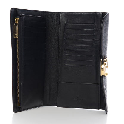 Louis Vuitton Mahina Amelia Wallet Black 4 of 6