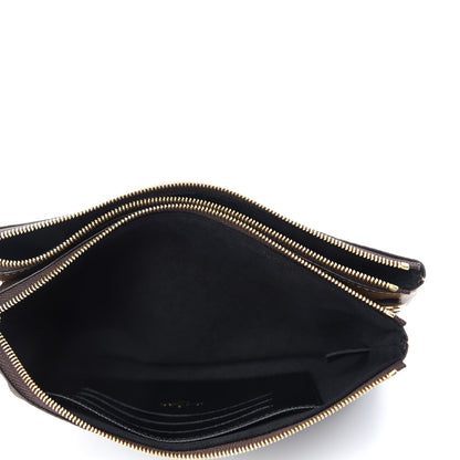 Louis Vuitton Reverse Monogram Giant Double Zip Pochette 6 of 13