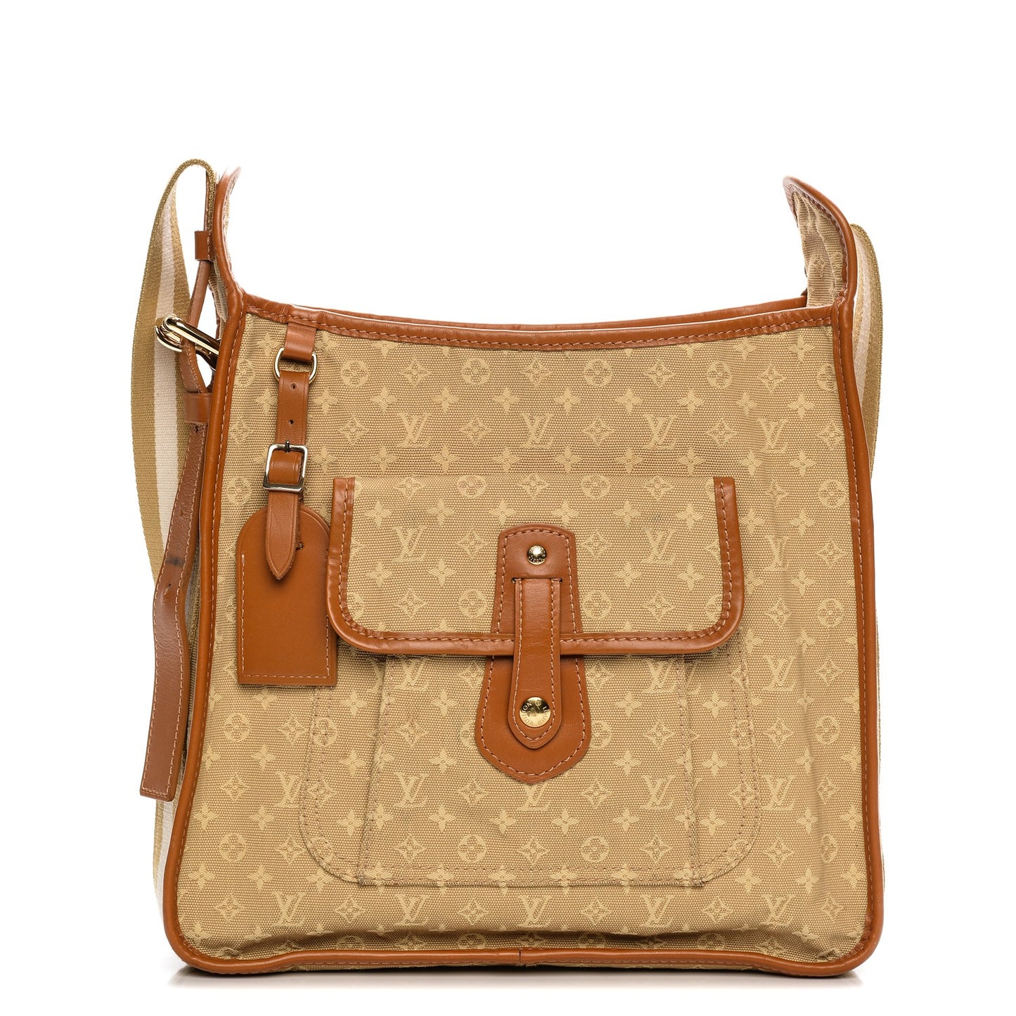 Mini Monogram Besace Mary Kate Beige