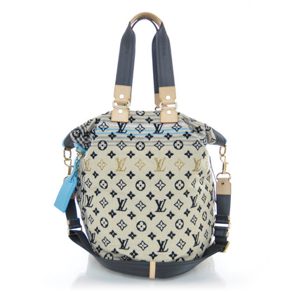 Louis Vuitton Monogram Cheche Gypsy GM Bag Blue 1 of 14
