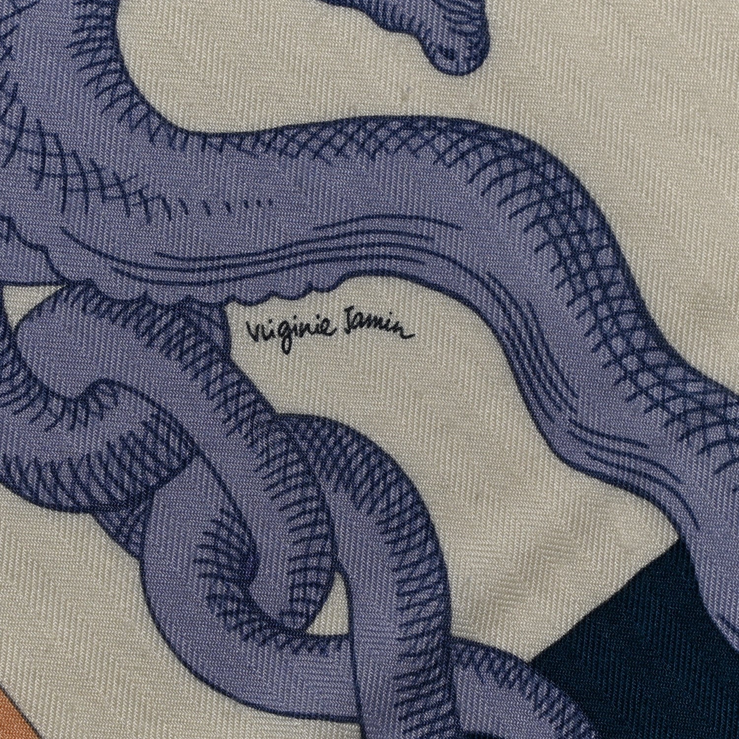 Hermes Cashmere Silk Della Cavalleria Shawl 140 5 of 6