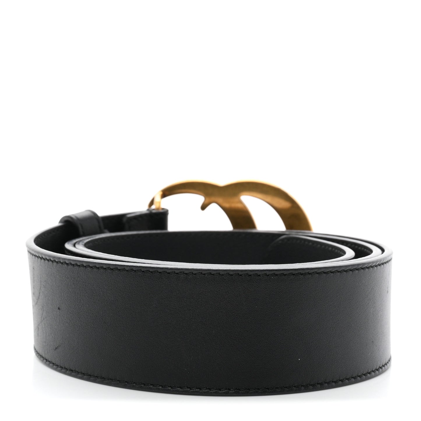 Calfskin Double G 40mm Belt 85 34 Belt Black