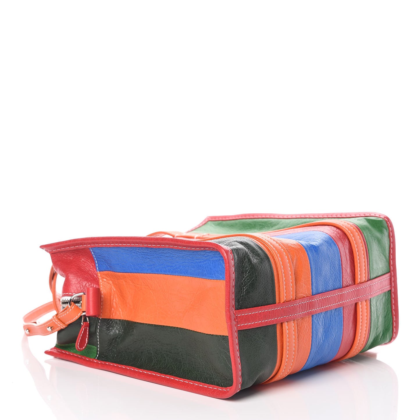 Agneau Arena Multicolore S Bazar Shopper Tote Vert Emeraude Black