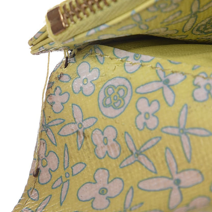 Louis Vuitton Monogram Fleuri Insolite Wallet Yellow 9 of 9