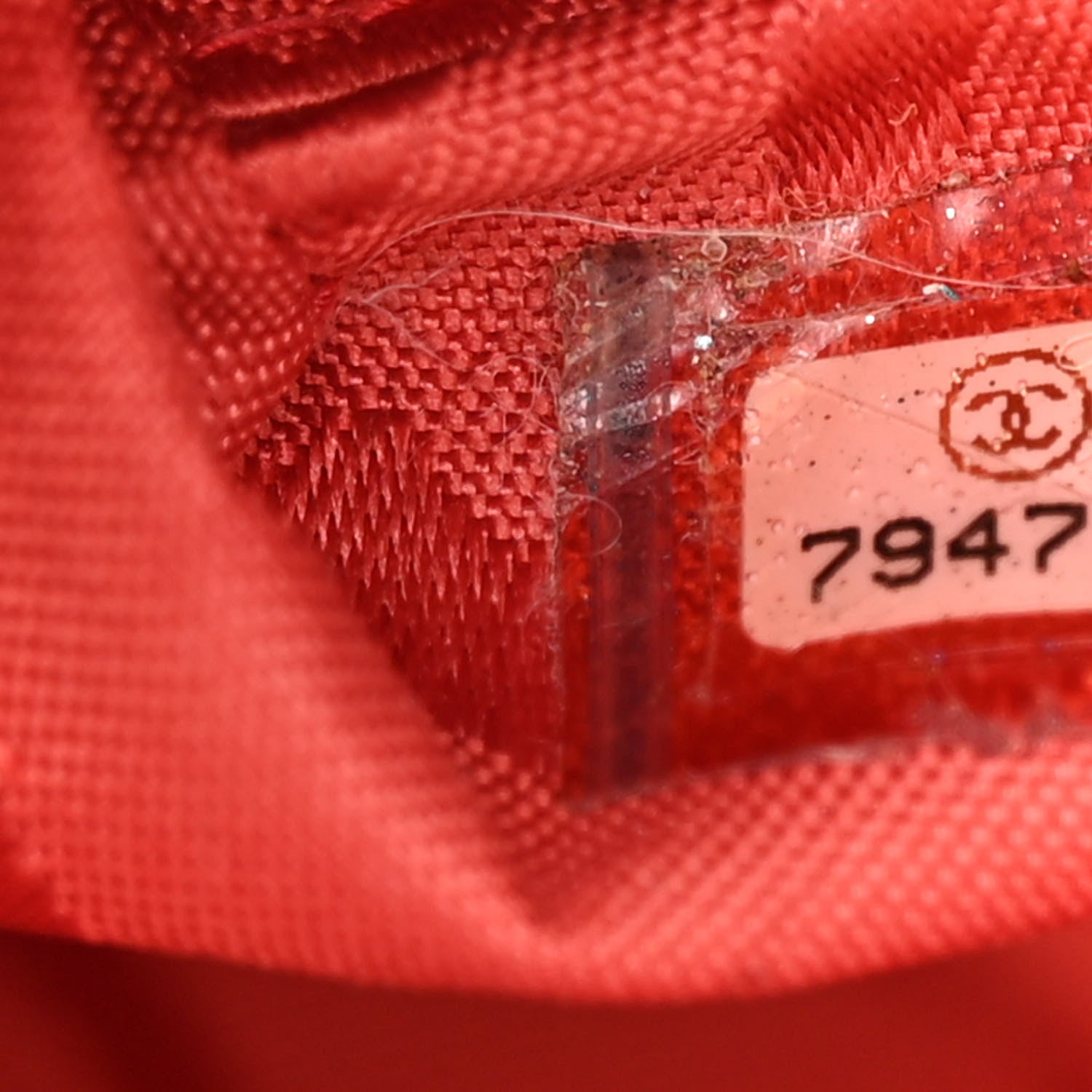 Chanel Calfskin Wild Stitch Tote Red 7 of 15