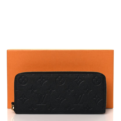 Louis Vuitton Empreinte Clemence Wallet Black 8 of 8